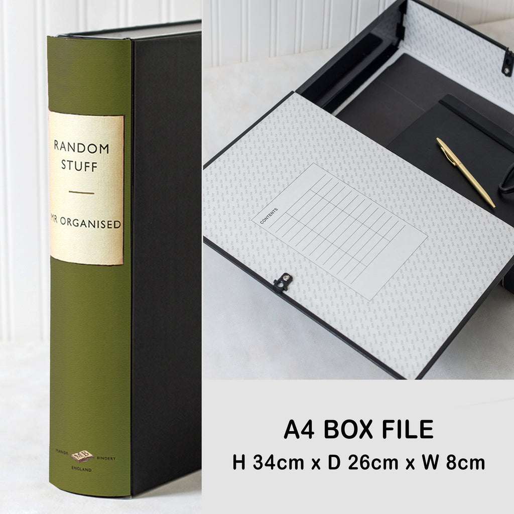 Olive Vintage Book File