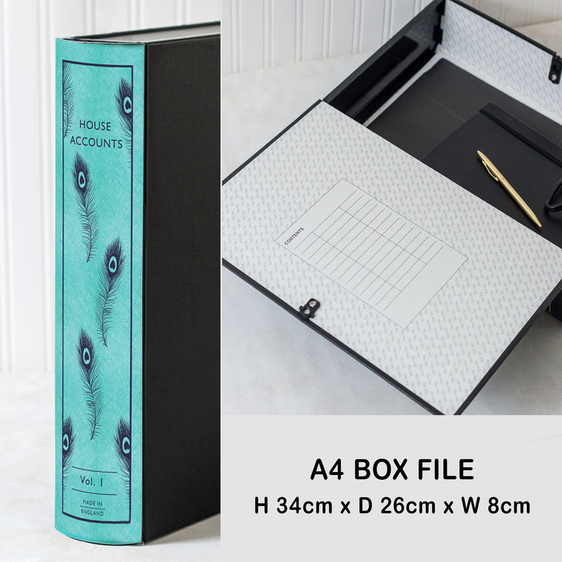 Hardback Book File - Peacock