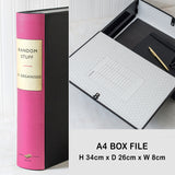 Pink Vintage Book File