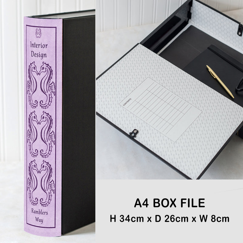 Hardback Book File - Seahorses