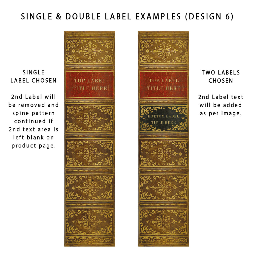Antique Book File - Design 6