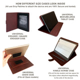 Ornate Green Universal Kindle, eReader & Tablet Case