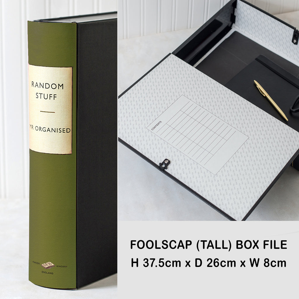 Olive Vintage Book File