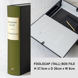 Olive Vintage Book File