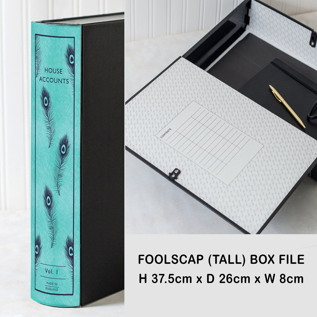 Hardback Book File - Peacock