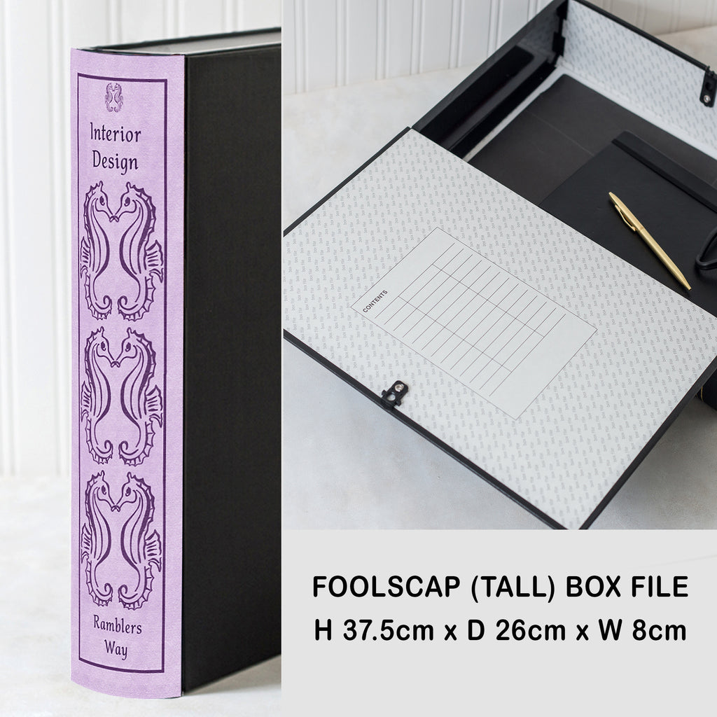Hardback Book File - Seahorses