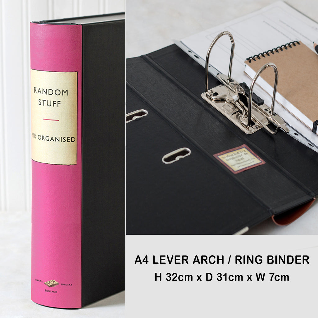 Pink Vintage Book File