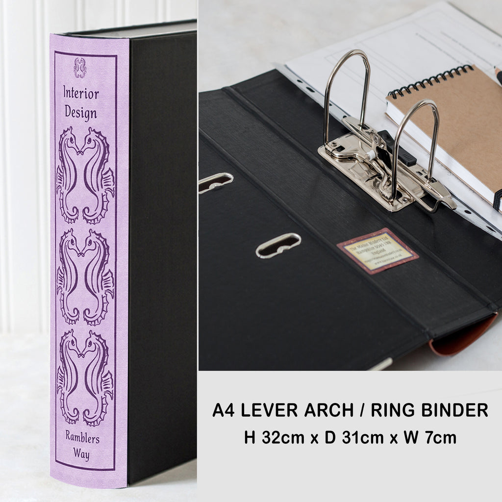 Hardback Book File - Seahorses