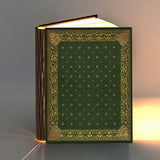 Classic Book Light - Ornate Green Antique Book