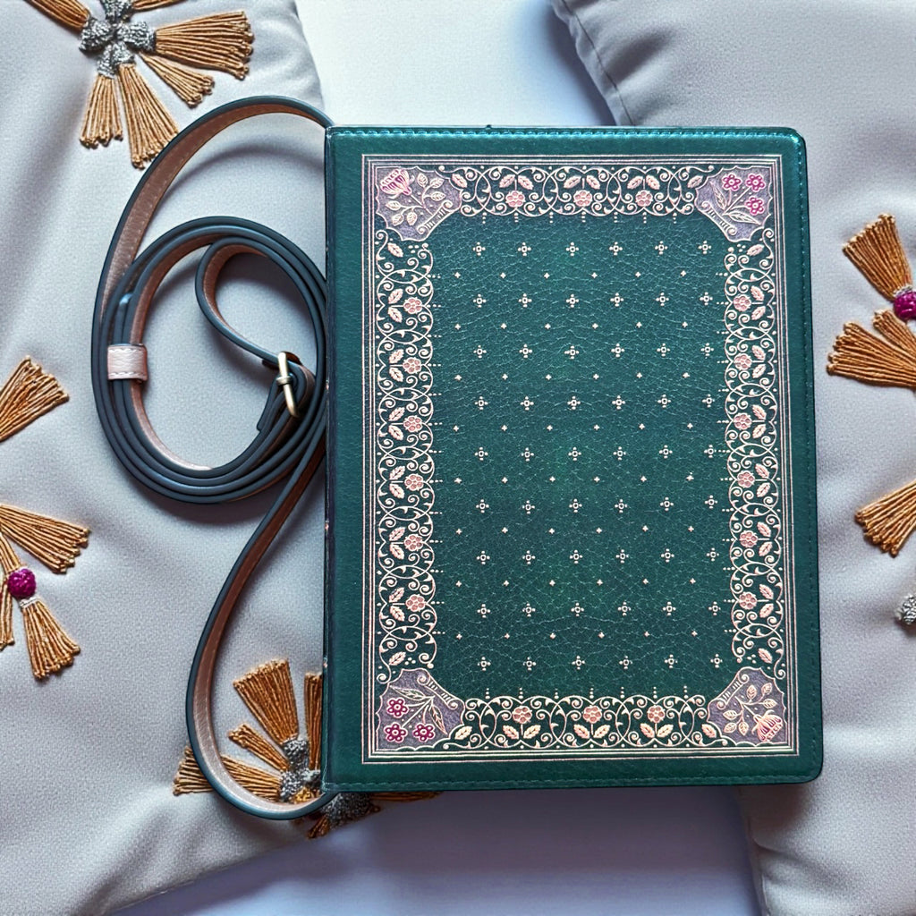 Ornate Green - Cross-Body Bag - Purse