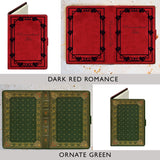 Customised Luxury Faux Leather Reusable Lined Notebook - Various Designs