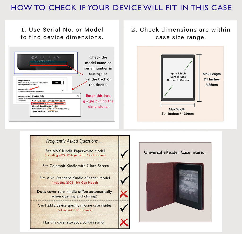 Neverending Library eReader & Tablet Case
