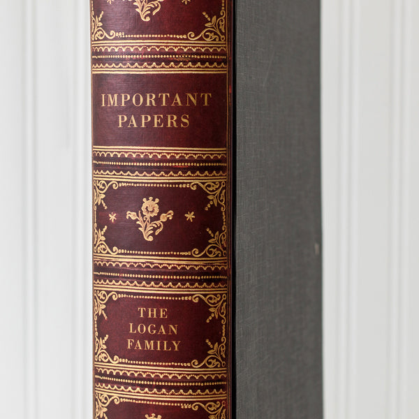 Antique Book File - Design 9