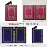 Customised Luxury Faux Leather Reusable Lined Notebook - Various Designs