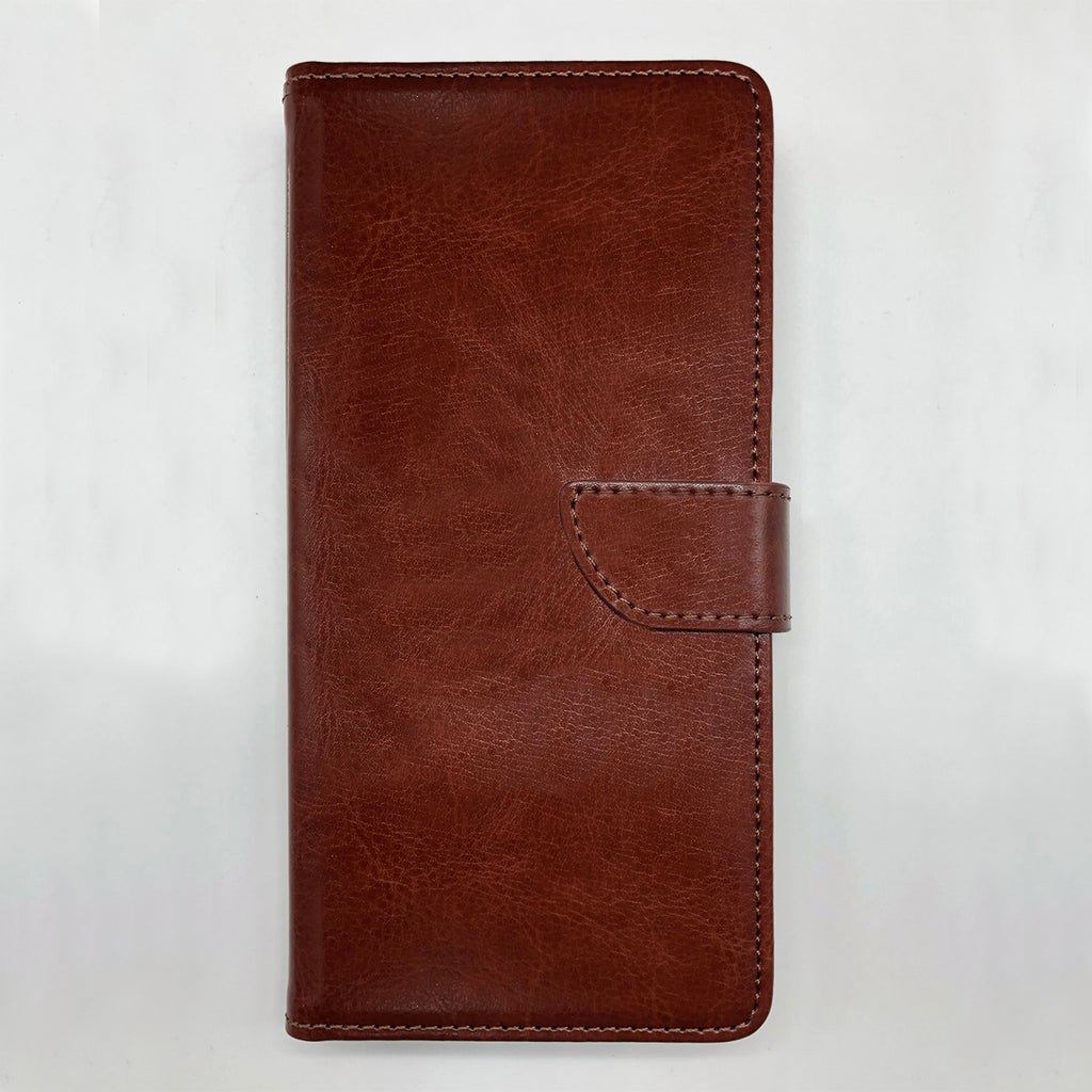 Personalised Faux Leather iPhone Case - Brown