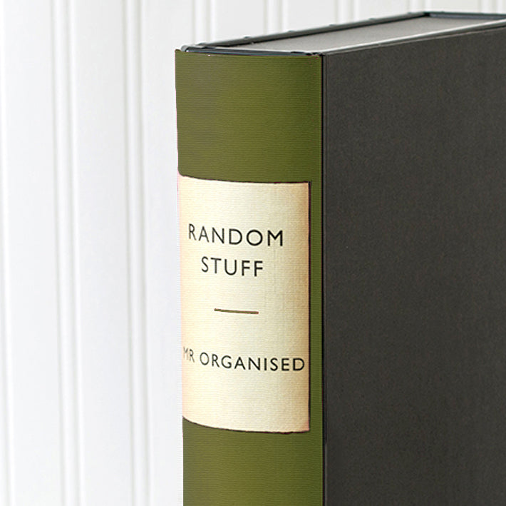 Olive Vintage Book File