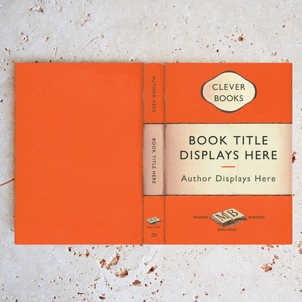 Customised Vintage Book Cover - Various Colours - Universal eReader Case