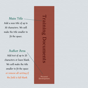 Modern Book Style File - Design R