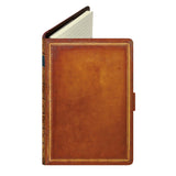 Tan Brown - Luxury Faux Leather Reusable Lined Notebook