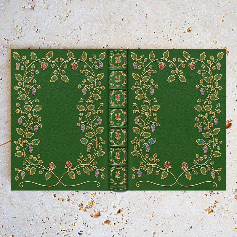 Floral Green Classic Book / Universal eReader Case
