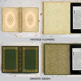 Universal Hardback Book Case for Kindle, Paperwhite, Colorsoft, Oasis, Scribe, Kobo Clara, Libra and Most eReaders