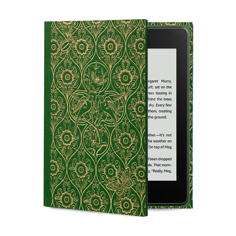 Book Lover Endless Library Wild Green / Universal Hardback eReader Case