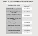 Floral Green Classic Book / Universal eReader Case