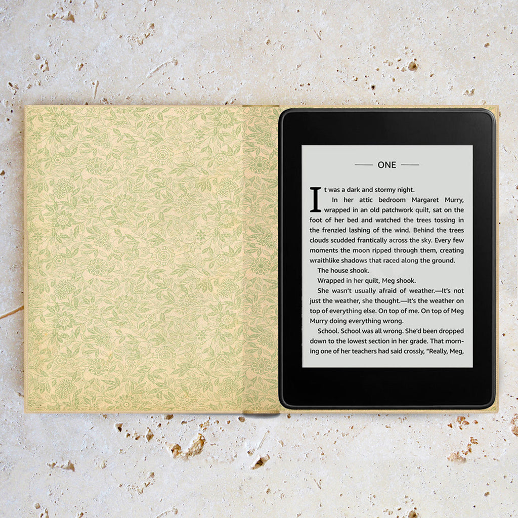 Vintage Flowers / Universal Hardback eReader Case