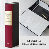 Cherry Red Vintage Book File