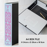 Hardback Book File - Hearts