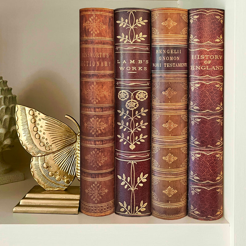 Set of 4 - Book-Look A4 Ring Binders - English Historical