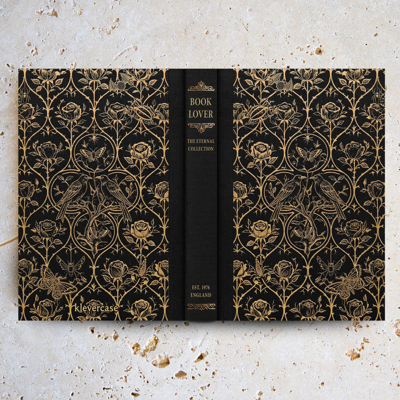 Book Lover Eternal Collection Black / Universal Hardback eReader Case