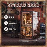 DIY Book Nook Light Puzzle - Detective Agency