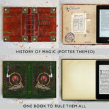 Universal Hardback Book Case for Kindle, Paperwhite, Colorsoft, Oasis, Scribe, Kobo Clara, Libra and Most eReaders