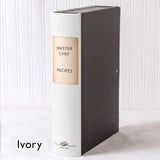 Vintage Book-Look Files - Various Colours