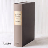 Vintage Book-Look Files - Various Colours