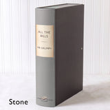Vintage Book-Look Files - Various Colours