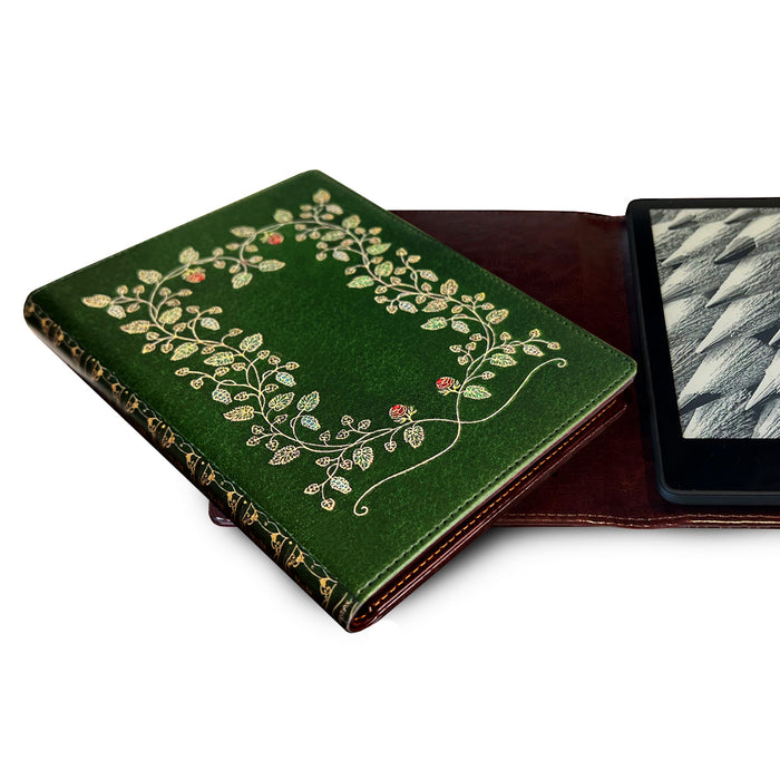Floral Green Universal Kindle, eReader & Tablet Case