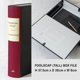 Cherry Red Vintage Book File