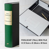 Green Vintage Book File