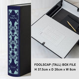 Hardback Book File - Navy