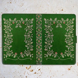 Dust Jacket Paperback Book Protector - Floral Green