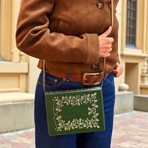 Floral Green - Cross-Body Bag - Purse