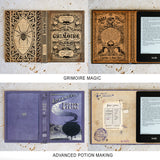 Universal Hardback Book Case for Kindle, Paperwhite, Colorsoft, Oasis, Scribe, Kobo Clara, Libra and Most eReaders