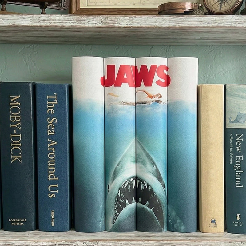 Set of 4 - Book-Look A4 Ring Binders - Jaws Movie Poster