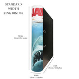 Set of 4 - Book-Look A4 Ring Binders - Jaws Movie Poster