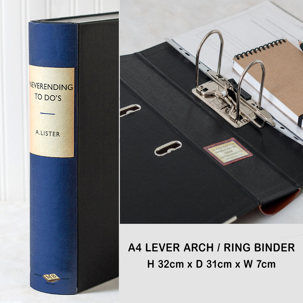 Look Files Blue Vintage Book File – Storage File | KleverCase