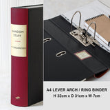 Cherry Red Vintage Book File