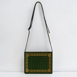 Ornate Green / Cross-Body Bag