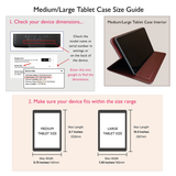 Customised Luxury Faux Leather Cases for eReader & Tablet